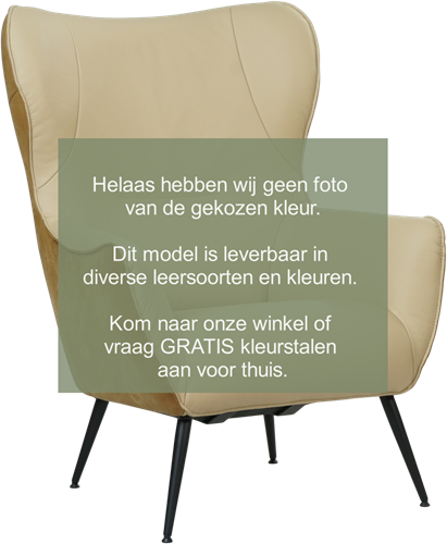 Leren fauteuil Flair - Granada Rouge (rood)