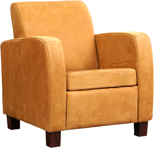 Ideaal Wiegen Resoneer Leren fauteuil Joy - Kenia Leer Cognac - Hout bruin ShopX