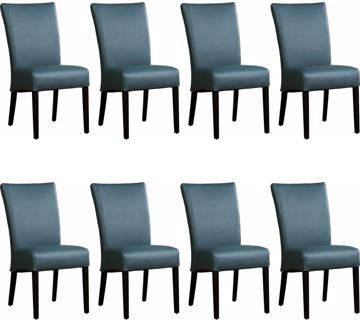 Coöperatie hypotheek Monet Leren eetkamerstoel Just - set van 8 stoelen ShopX