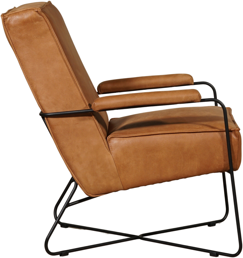 rijstwijn Oriëntatiepunt Lounge Leren design fauteuil Hope - set van 2 fauteuils - Vintage Leer Grey ShopX