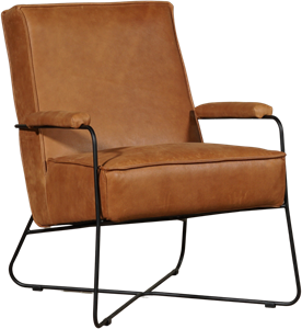 Leren fauteuil hope 112, 120+ kleuren leer, in stoel